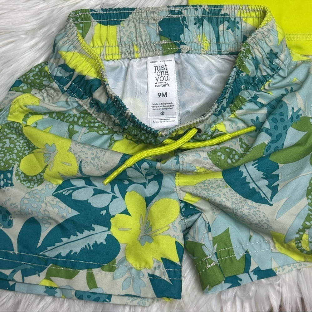 Baby Rash Guard Swim Set 9 mo - Picture 2 of 6